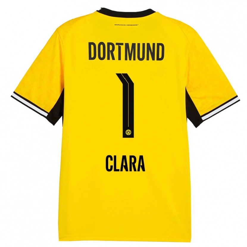 Danxen Kinder Woltering Clara #1 Gelb Schwarz Weiß Heimtrikot Trikot 2026/27 T-Shirt Schweiz