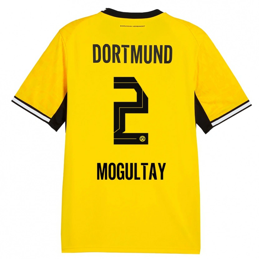 Danxen Kinder Baran Mogultay #2 Gelb Schwarz Weiß Heimtrikot Trikot 2026/27 T-Shirt Schweiz