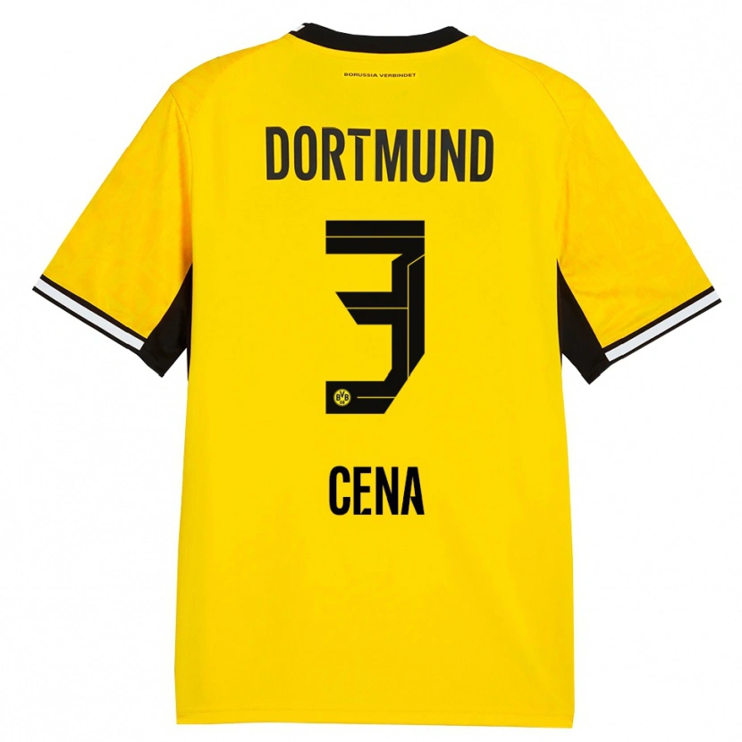 Danxen Kinder Valon Cena #3 Gelb Schwarz Weiß Heimtrikot Trikot 2026/27 T-Shirt Schweiz