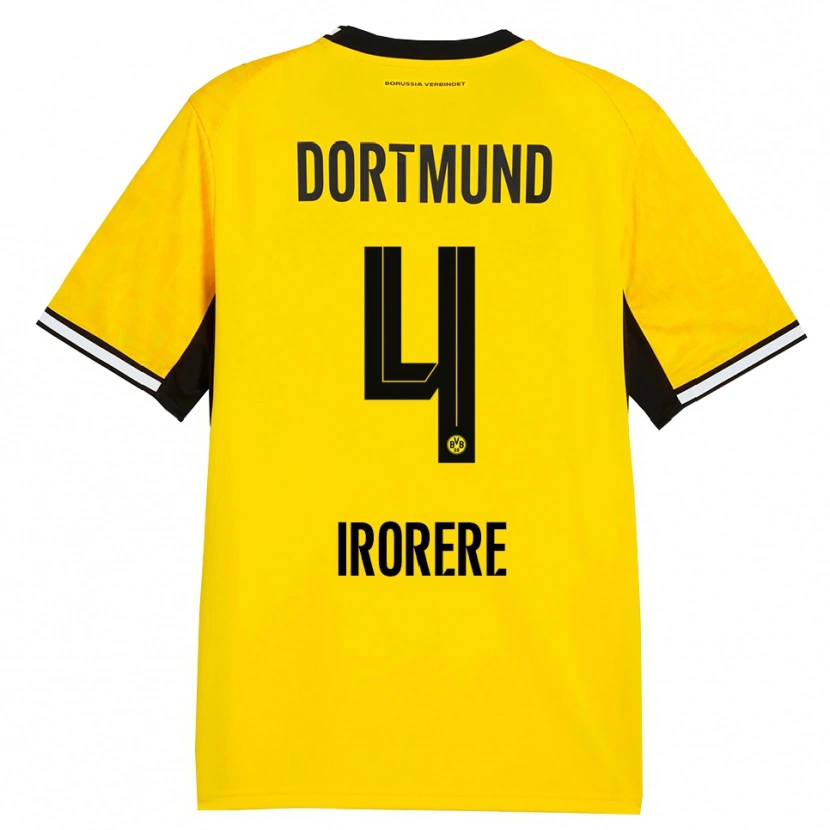 Danxen Kinder Felix Irorere #4 Gelb Schwarz Weiß Heimtrikot Trikot 2026/27 T-Shirt Schweiz