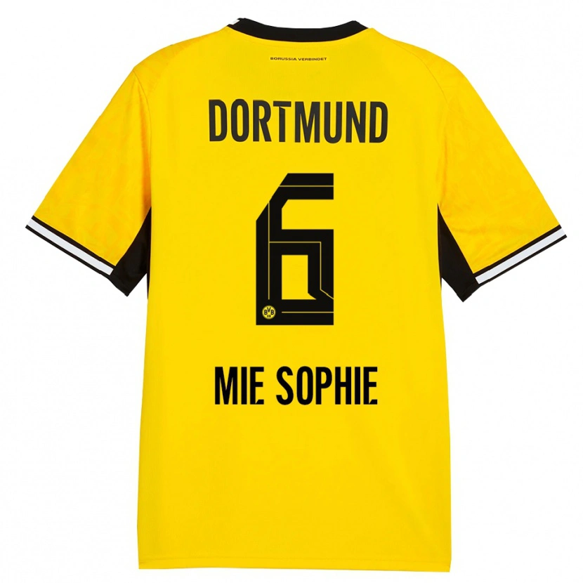Danxen Kinder Sando Mie Sophie #6 Gelb Schwarz Weiß Heimtrikot Trikot 2026/27 T-Shirt Schweiz