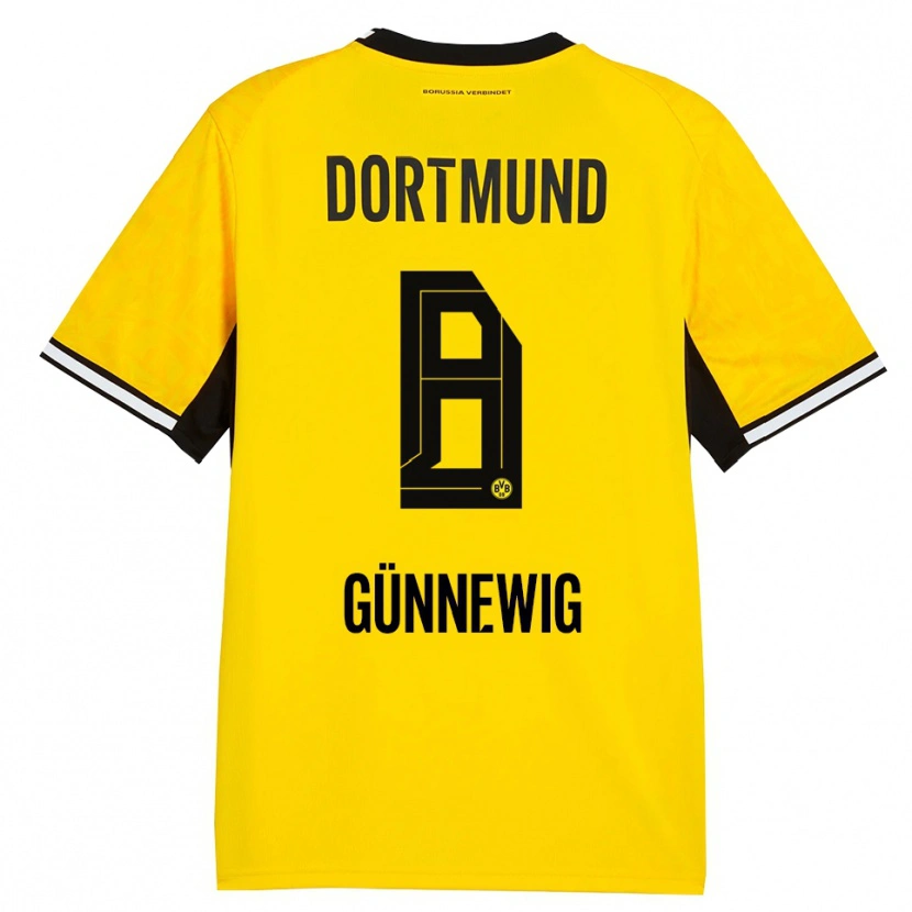Danxen Kinder Noreen Günnewig #8 Gelb Schwarz Weiß Heimtrikot Trikot 2026/27 T-Shirt Schweiz