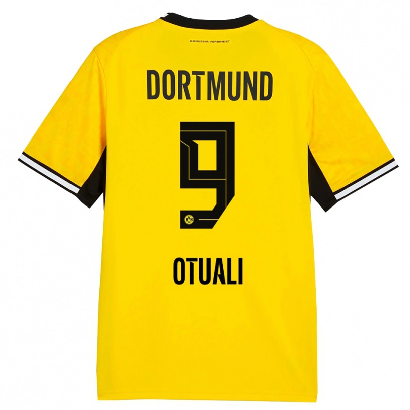 Danxen Kinder Moses Otuali #9 Gelb Schwarz Weiß Heimtrikot Trikot 2026/27 T-Shirt Schweiz