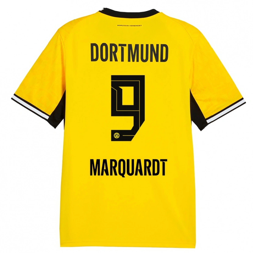 Danxen Kinder Dana Marquardt #9 Gelb Schwarz Weiß Heimtrikot Trikot 2026/27 T-Shirt Schweiz