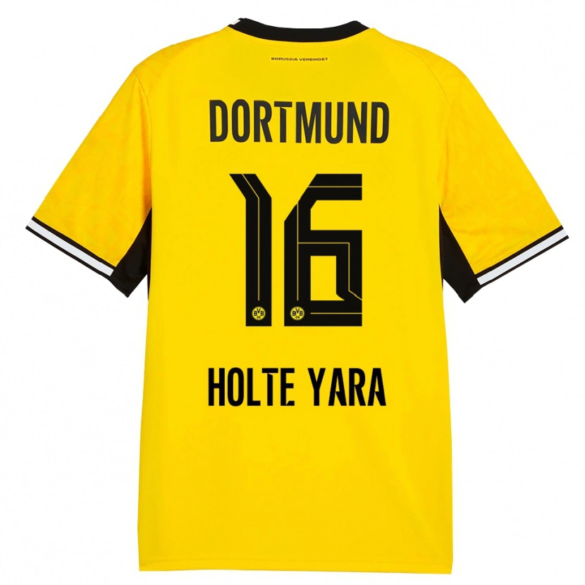 Danxen Kinder Ten Holte Yara #16 Gelb Schwarz Weiß Heimtrikot Trikot 2026/27 T-Shirt Schweiz