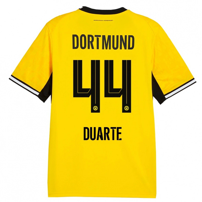 Danxen Kinder Enzo Dos Santos #44 Gelb Schwarz Weiß Heimtrikot Trikot 2026/27 T-Shirt Schweiz