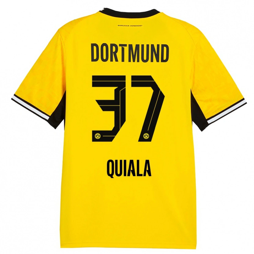 Danxen Kinder Nanitonda Quiala #37 Gelb Schwarz Weiß Heimtrikot Trikot 2026/27 T-Shirt Schweiz