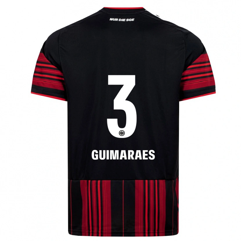 Danxen Kinder Pedro Guimaraes #3 Schwarz Rot Weiß Heimtrikot Trikot 2026/27 T-Shirt Schweiz
