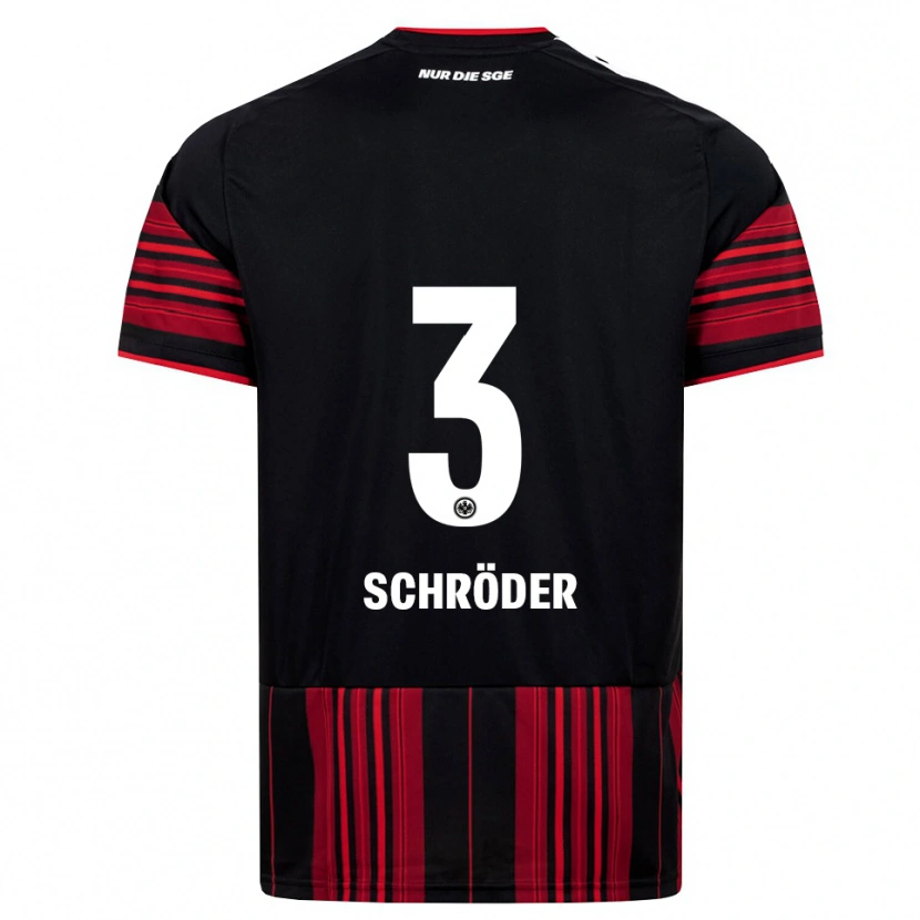 Danxen Kinder Finn Schröder #3 Schwarz Rot Weiß Heimtrikot Trikot 2026/27 T-Shirt Schweiz