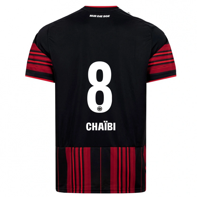 Danxen Kinder Farès Chaïbi #8 Schwarz Rot Weiß Heimtrikot Trikot 2026/27 T-Shirt Schweiz