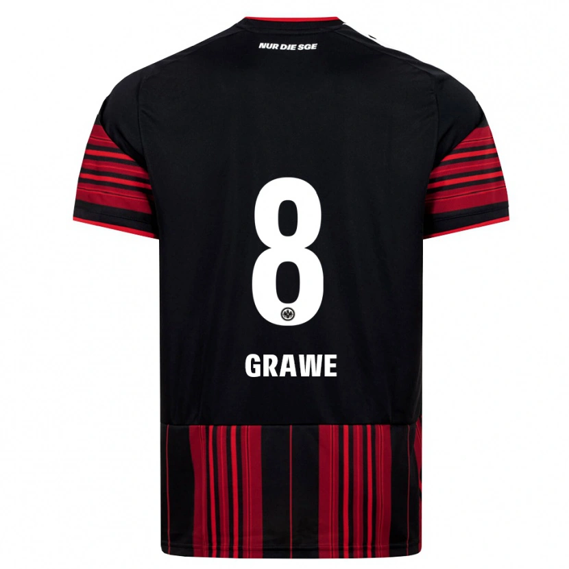 Danxen Kinder Lisanne Gräwe #8 Schwarz Rot Weiß Heimtrikot Trikot 2026/27 T-Shirt Schweiz