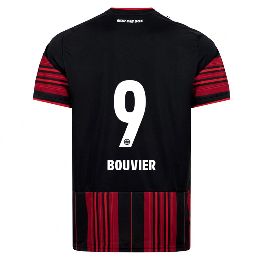 Danxen Kinder Marcello Bouvier #9 Schwarz Rot Weiß Heimtrikot Trikot 2026/27 T-Shirt Schweiz