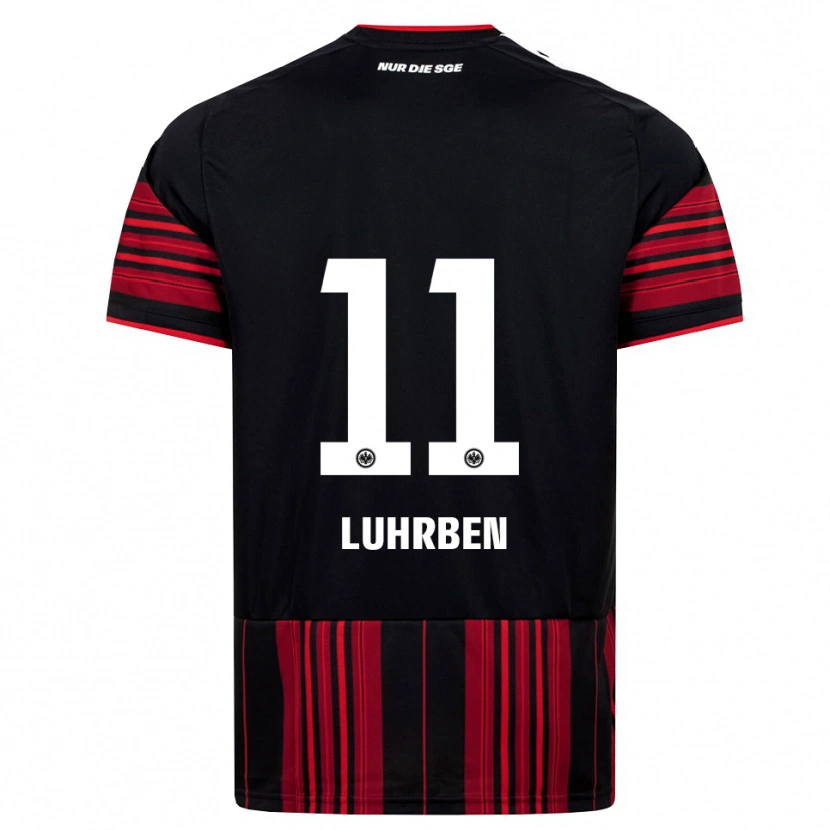 Danxen Kinder Nina Lührßen #11 Schwarz Rot Weiß Heimtrikot Trikot 2026/27 T-Shirt Schweiz