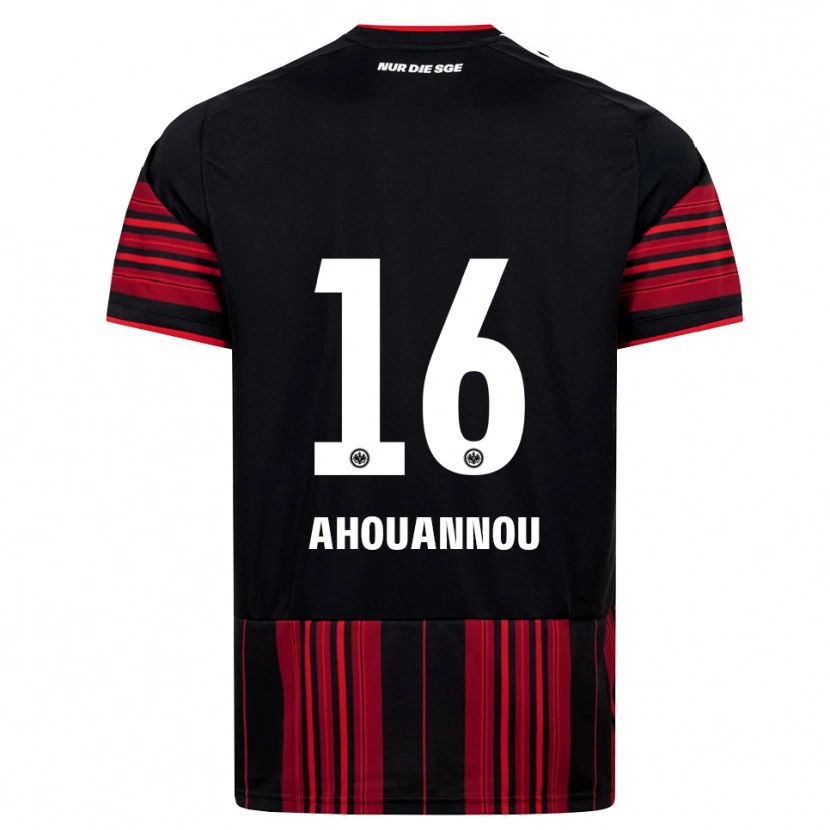 Danxen Kinder Yannis Ahouannou #16 Schwarz Rot Weiß Heimtrikot Trikot 2026/27 T-Shirt Schweiz