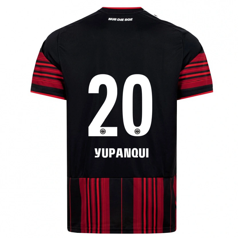 Danxen Kinder Philipp Eisele Yupanqui #20 Schwarz Rot Weiß Heimtrikot Trikot 2026/27 T-Shirt Schweiz