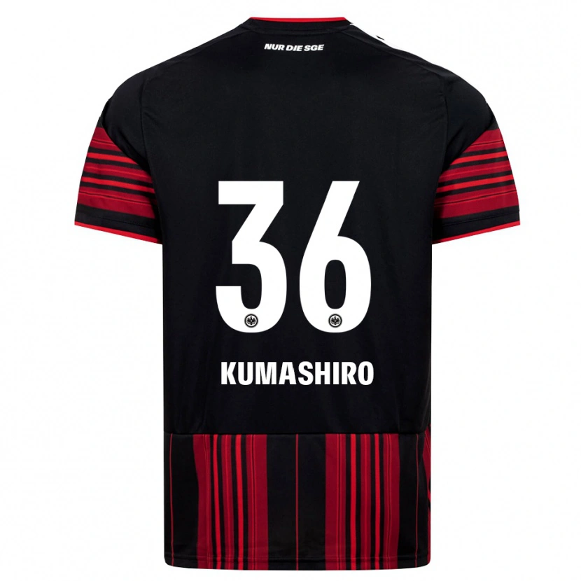 Danxen Kinder Keito Kumashiro #36 Schwarz Rot Weiß Heimtrikot Trikot 2026/27 T-Shirt Schweiz