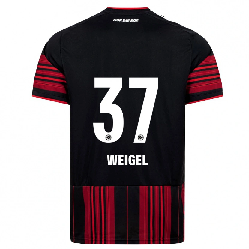 Danxen Kinder Tobias Weigel #37 Schwarz Rot Weiß Heimtrikot Trikot 2026/27 T-Shirt Schweiz