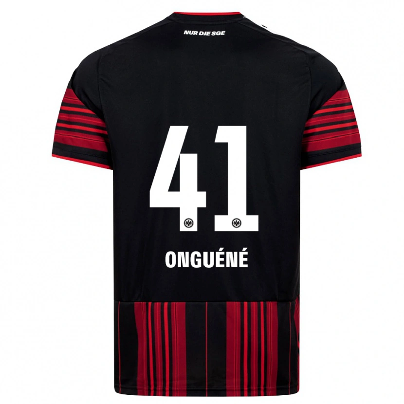 Danxen Kinder Jérôme Onguéné #41 Schwarz Rot Weiß Heimtrikot Trikot 2026/27 T-Shirt Schweiz