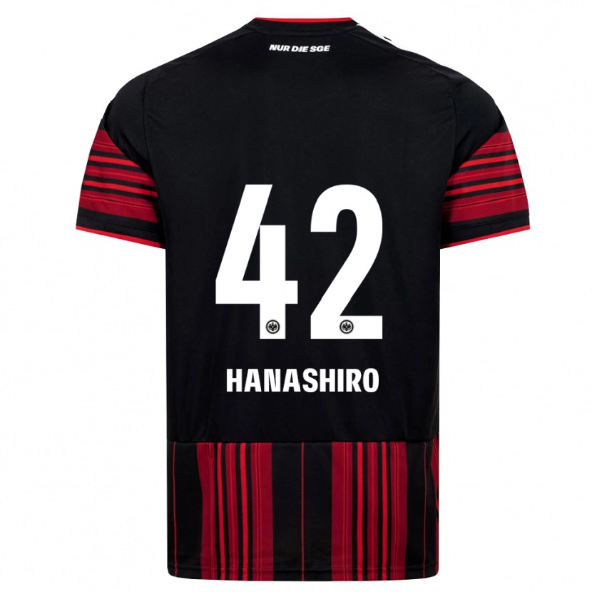 Danxen Kinder Rinto Hanashiro #42 Schwarz Rot Weiß Heimtrikot Trikot 2026/27 T-Shirt Schweiz