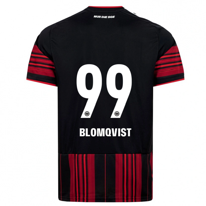Danxen Kinder Rebecka Blomqvist #99 Schwarz Rot Weiß Heimtrikot Trikot 2026/27 T-Shirt Schweiz