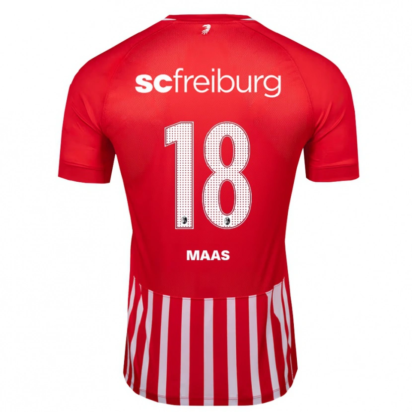 Danxen Kinder Mia-Lena Maas #18 Rot Weiß Schwarz Heimtrikot Trikot 2026/27 T-Shirt Schweiz