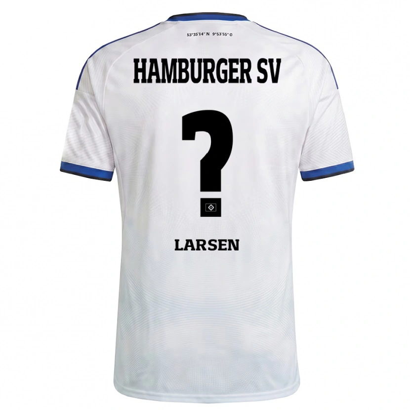 Danxen Kinder Yannik Larsen #0 Weiß Schwarz Blau Heimtrikot Trikot 2026/27 T-Shirt Schweiz