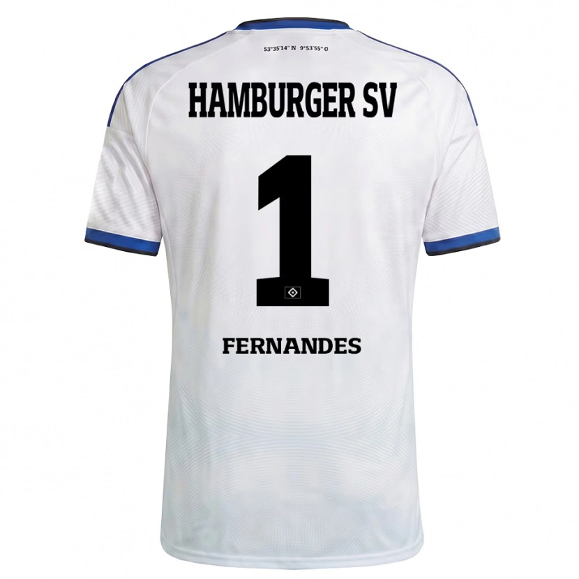 Danxen Kinder Daniel Heuer Fernandes #1 Weiß Schwarz Blau Heimtrikot Trikot 2026/27 T-Shirt Schweiz