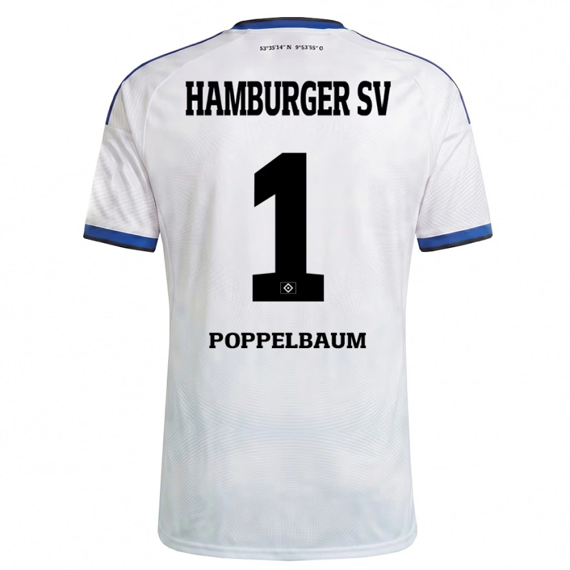 Danxen Kinder Colin Poppelbaum #1 Weiß Schwarz Blau Heimtrikot Trikot 2026/27 T-Shirt Schweiz