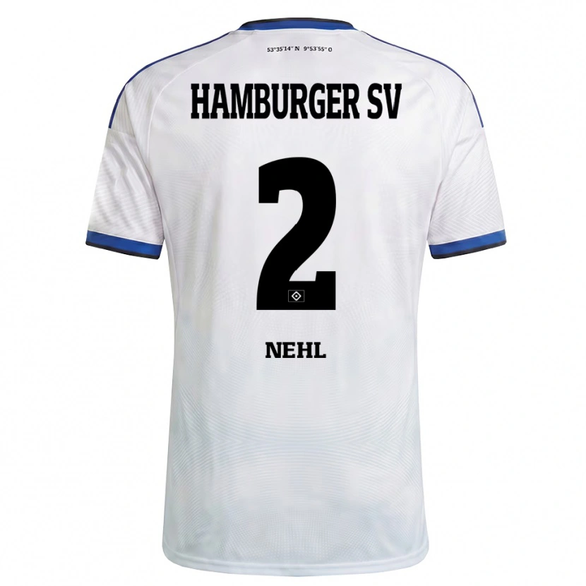 Danxen Kinder Julius Nehl #2 Weiß Schwarz Blau Heimtrikot Trikot 2026/27 T-Shirt Schweiz
