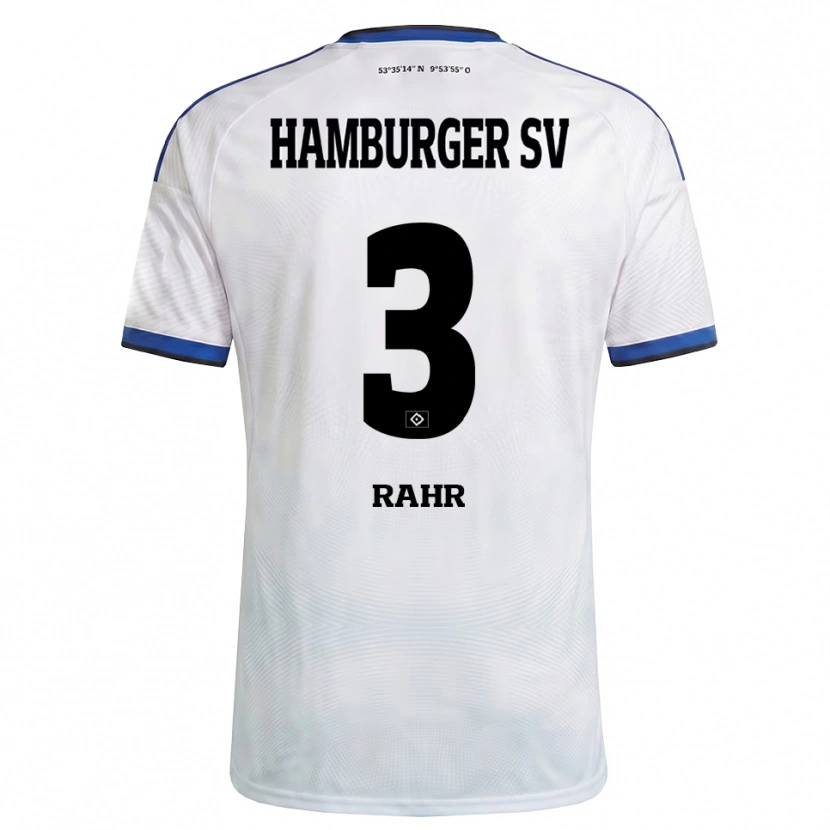 Danxen Kinder Calvin Rahr #3 Weiß Schwarz Blau Heimtrikot Trikot 2026/27 T-Shirt Schweiz