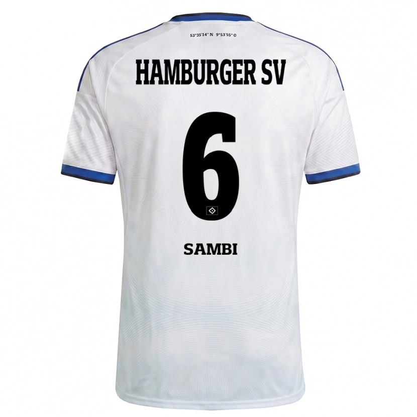 Danxen Kinder Albert Sambi Lokonga #6 Weiß Schwarz Blau Heimtrikot Trikot 2026/27 T-Shirt Schweiz