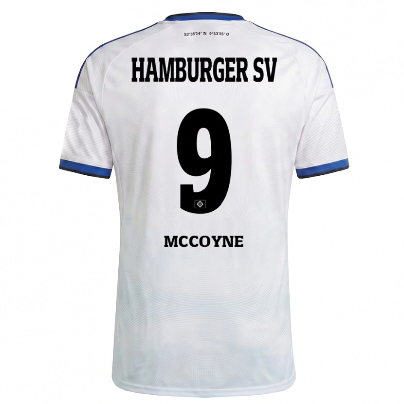 Danxen Kinder Sherrod Mccoyne #9 Weiß Schwarz Blau Heimtrikot Trikot 2026/27 T-Shirt Schweiz