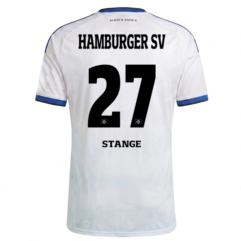Danxen Kinder Tobias Stange #27 Weiß Schwarz Blau Heimtrikot Trikot 2026/27 T-Shirt Schweiz