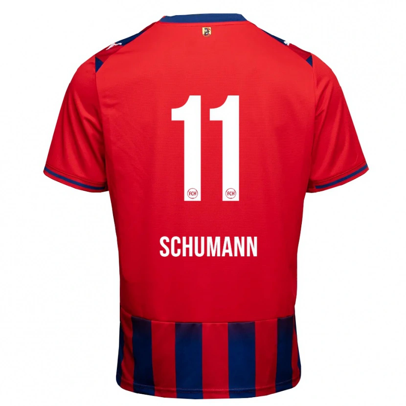 Danxen Kinder Stefan Schumann #11 Königsblau Weiß Rot Heimtrikot Trikot 2026/27 T-Shirt Schweiz