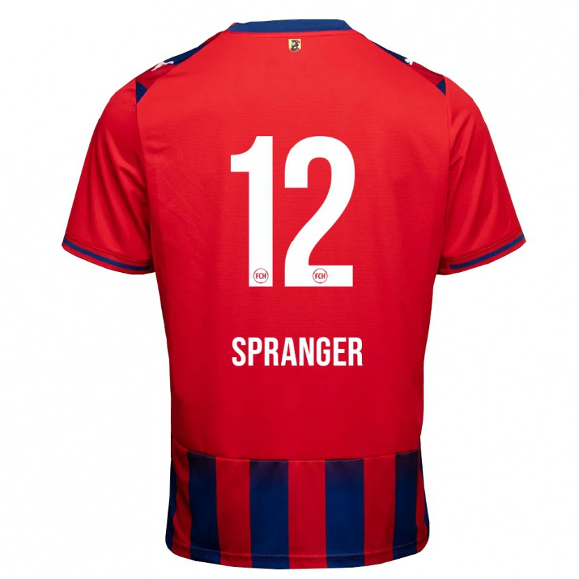 Danxen Kinder Luke Spranger #12 Königsblau Weiß Rot Heimtrikot Trikot 2026/27 T-Shirt Schweiz