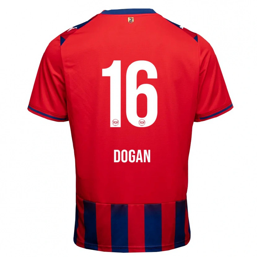 Danxen Kinder Kaan Dogan #16 Königsblau Weiß Rot Heimtrikot Trikot 2026/27 T-Shirt Schweiz