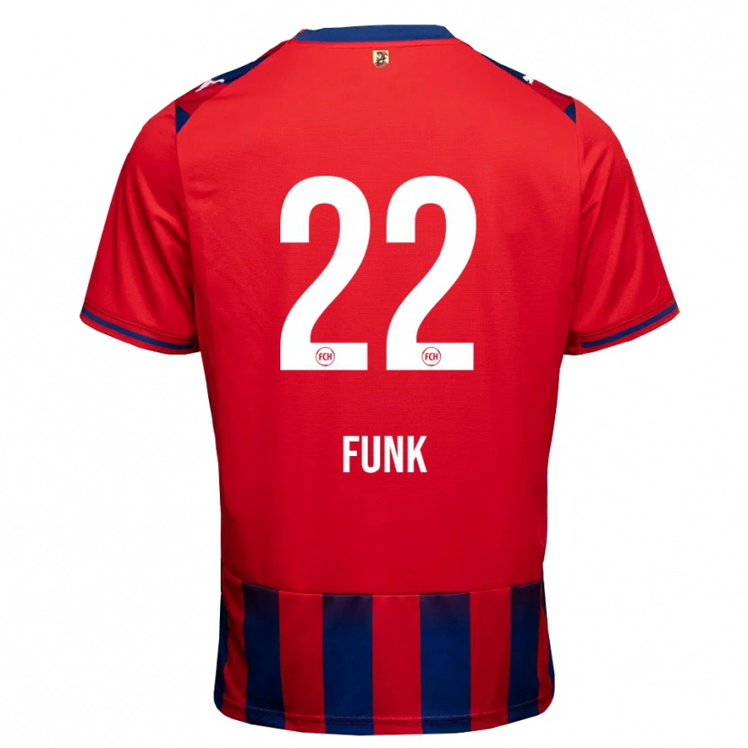 Danxen Kinder Sebastian Funk #22 Königsblau Weiß Rot Heimtrikot Trikot 2026/27 T-Shirt Schweiz
