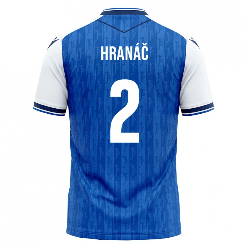 Danxen Kinder Robin Hranac #2 Königsblau Weiß Heimtrikot Trikot 2026/27 T-Shirt Schweiz