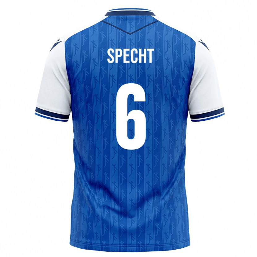 Danxen Kinder Michaela Specht #6 Königsblau Weiß Heimtrikot Trikot 2026/27 T-Shirt Schweiz