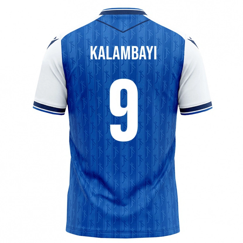 Danxen Kinder Simon Kalambayi #9 Königsblau Weiß Heimtrikot Trikot 2026/27 T-Shirt Schweiz