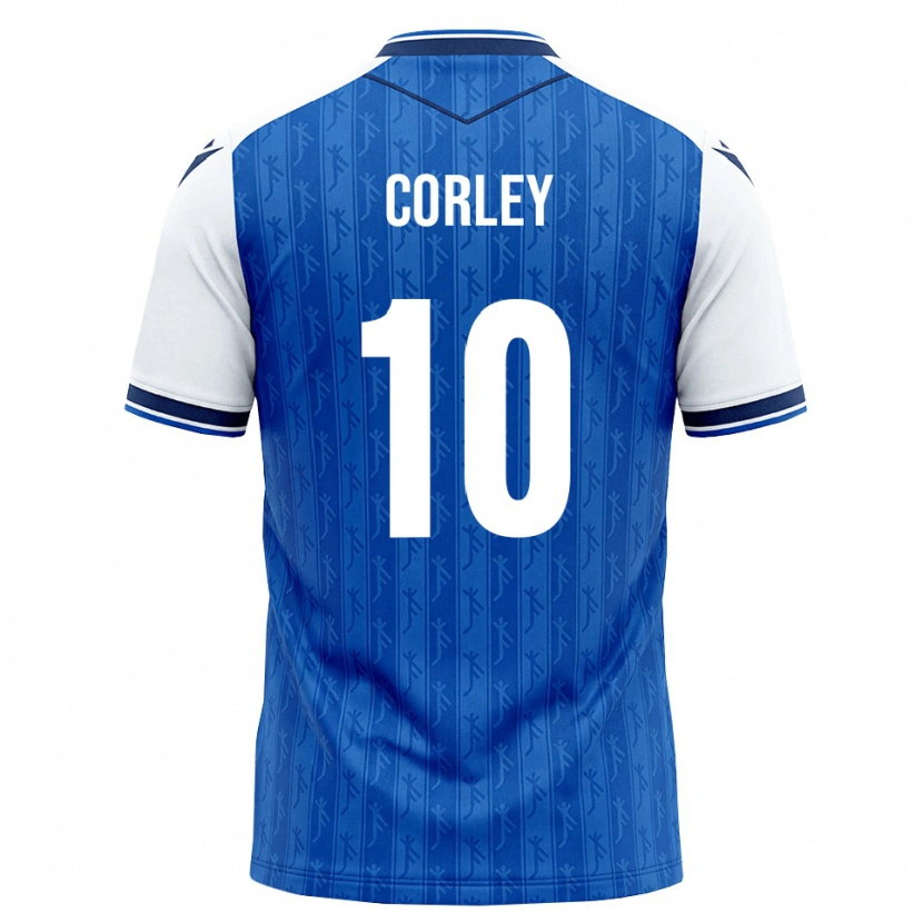 Danxen Kinder Gia Corley #10 Königsblau Weiß Heimtrikot Trikot 2026/27 T-Shirt Schweiz