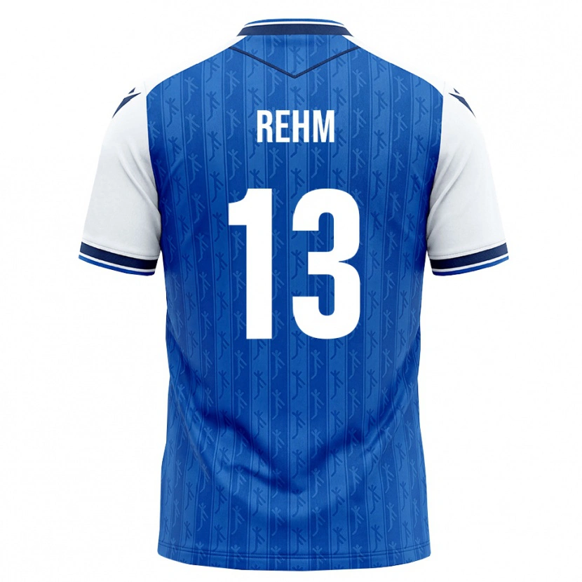 Danxen Kinder Louis Rehm #13 Königsblau Weiß Heimtrikot Trikot 2026/27 T-Shirt Schweiz
