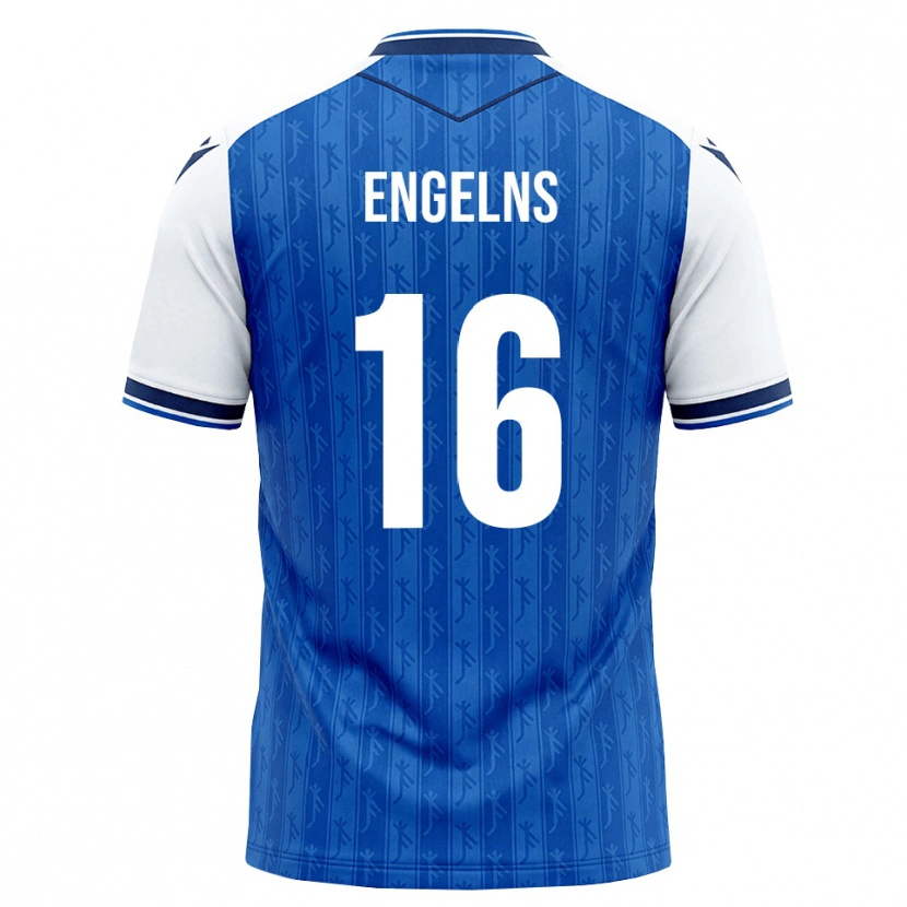 Danxen Kinder Luis Engelns #16 Königsblau Weiß Heimtrikot Trikot 2026/27 T-Shirt Schweiz