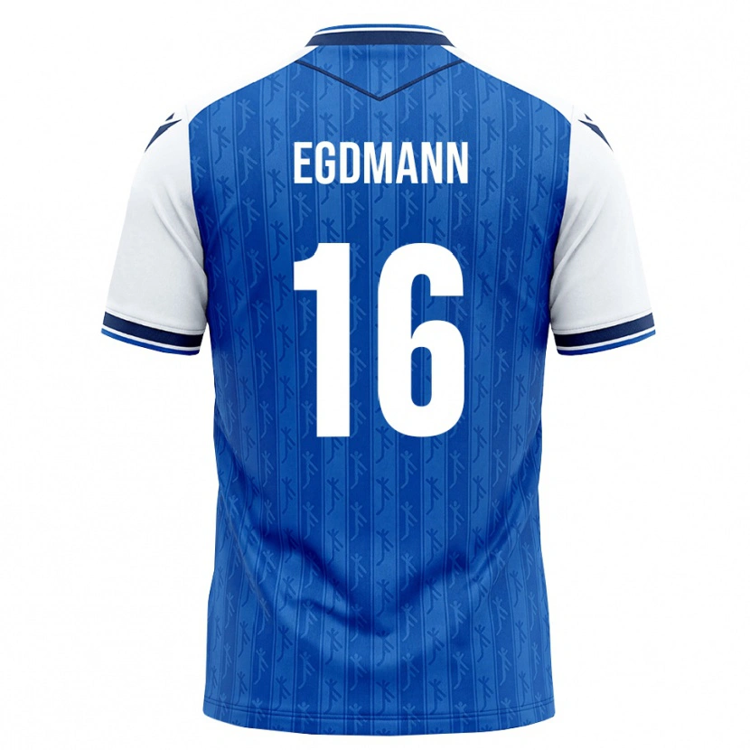 Danxen Kinder Mika Egdmann #16 Königsblau Weiß Heimtrikot Trikot 2026/27 T-Shirt Schweiz