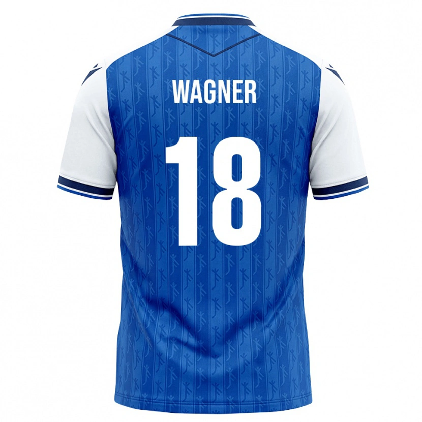 Danxen Kinder Ricardo Wagner #18 Königsblau Weiß Heimtrikot Trikot 2026/27 T-Shirt Schweiz