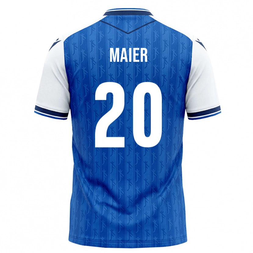 Danxen Kinder Leonie Maier #20 Königsblau Weiß Heimtrikot Trikot 2026/27 T-Shirt Schweiz