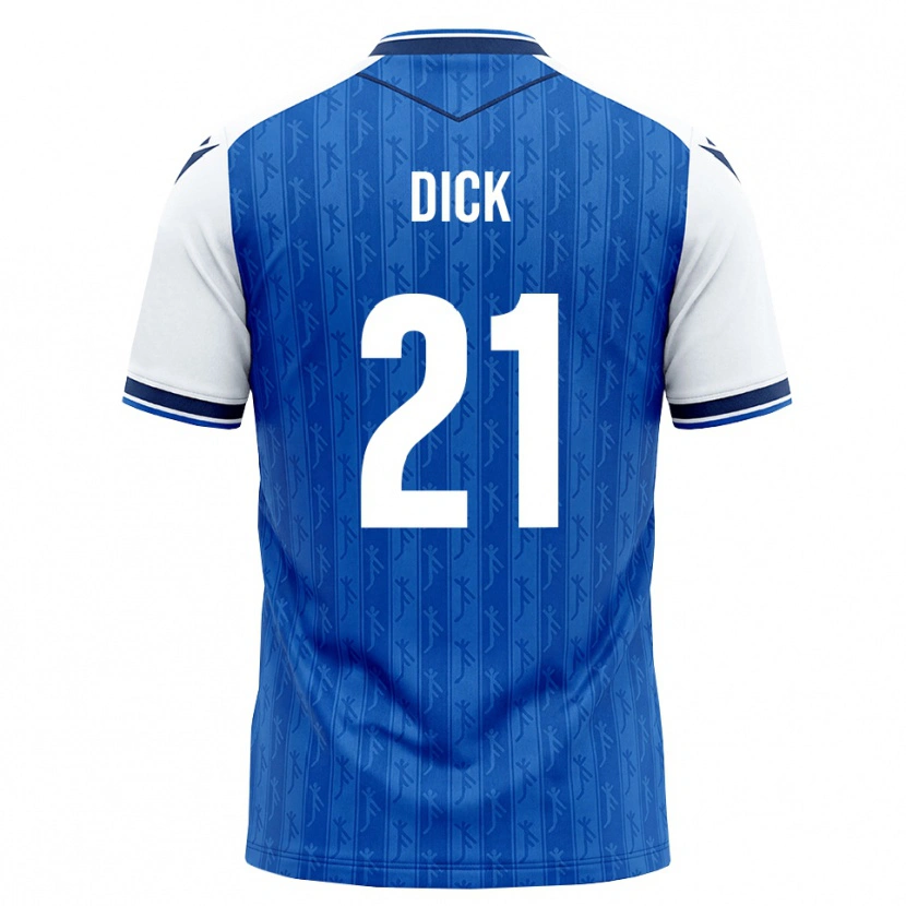 Danxen Kinder Laura Dick #21 Königsblau Weiß Heimtrikot Trikot 2026/27 T-Shirt Schweiz