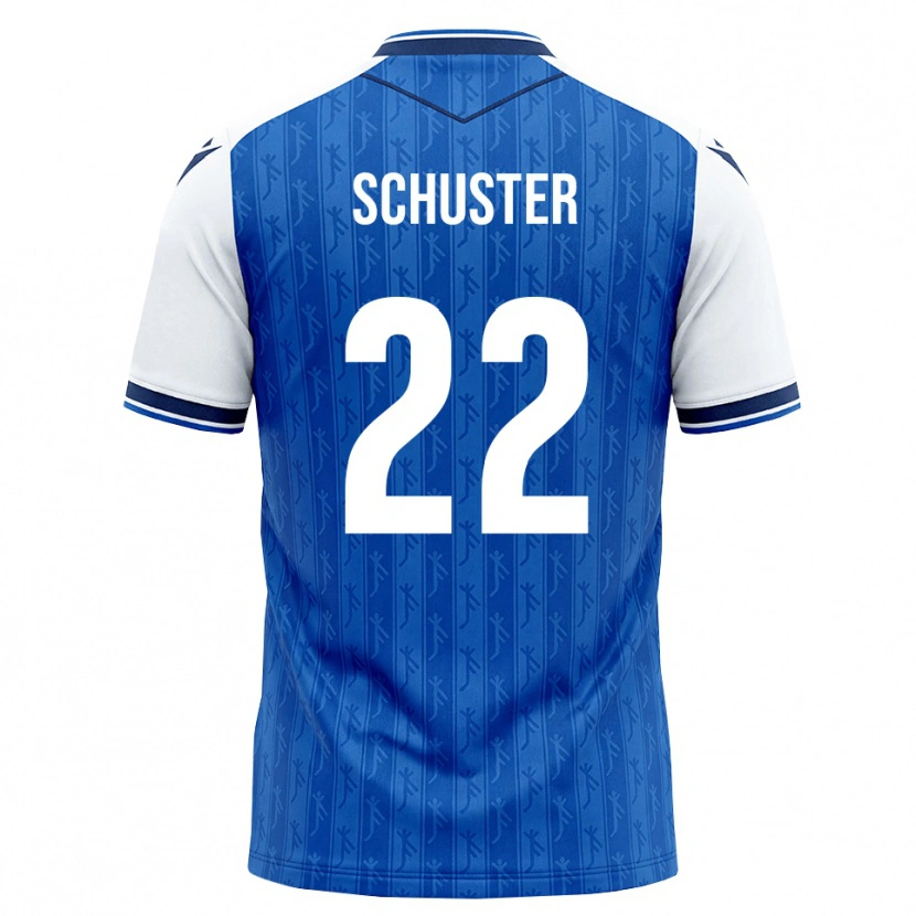 Danxen Kinder Julian Schuster #22 Königsblau Weiß Heimtrikot Trikot 2026/27 T-Shirt Schweiz