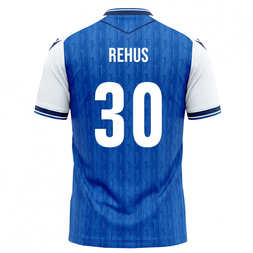 Danxen Kinder Milan Rehus #30 Königsblau Weiß Heimtrikot Trikot 2026/27 T-Shirt Schweiz