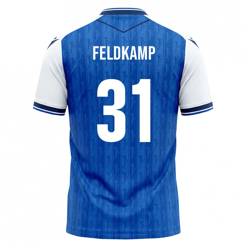 Danxen Kinder Jana Feldkamp #31 Königsblau Weiß Heimtrikot Trikot 2026/27 T-Shirt Schweiz